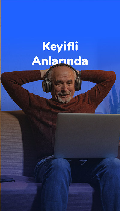 Keyifli anlarında internet