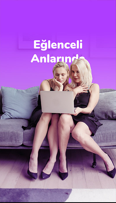 Eğlenceli anlarında internet